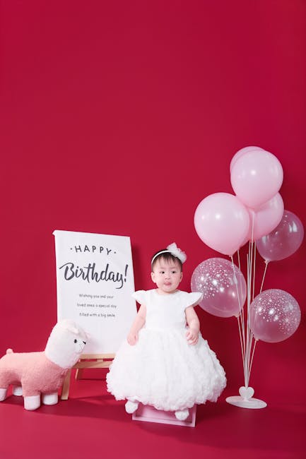 First birthday celebration setup